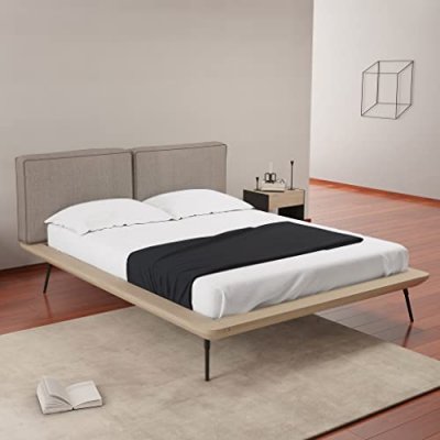 NON RENSEIGNE Terre de Nuit Drap housse percale blanc bonnet 30 cm 160x200