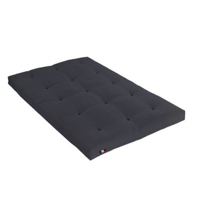 TERRE DE NUIT  Matelas futon aubergine coeur en latex 160x200