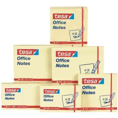 TESA  - 1x office notes, 50 x 40 mm, jaune 57653-00001-05