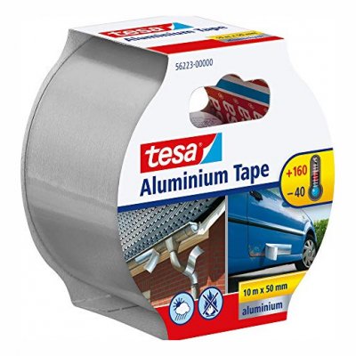 TESA  56223-00001-01 R&eacute;parer Aluminium Tr&egrave;s Forte Adh&eacute;sion 10 m x 50 mm