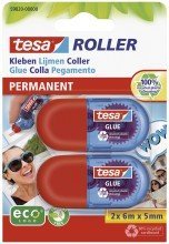 TESA  59820 - Pack de 2 mini rollers de colle, 598200000000