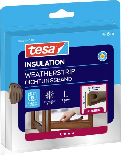 TESA  Bourrelet caout - 6x9 mm P - Brun
