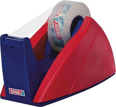 TESA  - D&eacute;rouleur de ruban adh&eacute;sif 57421-00000-01 33 m rouge, bleu 1 pc(s)