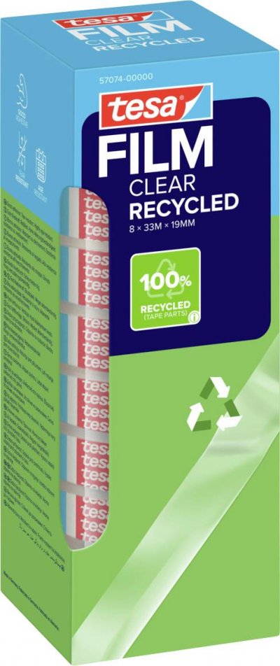 TESA  film eco&clear 8 rouleaux 33m x 19mm