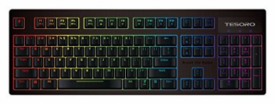 TESORO  Excalibur Spectrum G7SFL - Clavier - backlit - USB - commutateur : Kaihl Red - noir