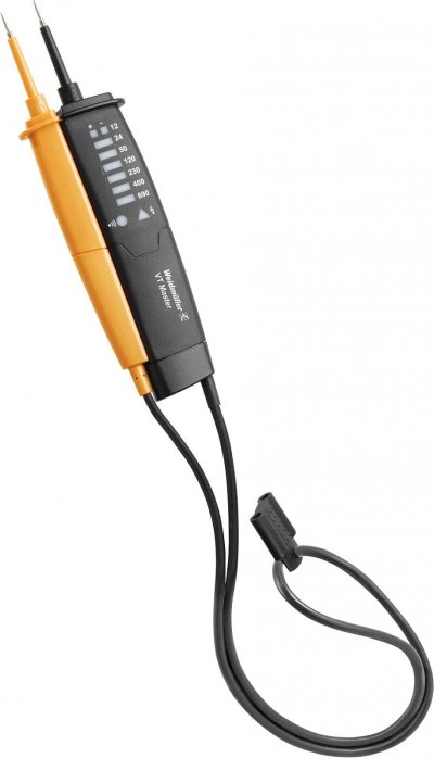 WEIDMULLER Testeur de tension &agrave; 2 p&ocirc;les Weidm&uuml;ller VT MASTER CAT III 600 V LED