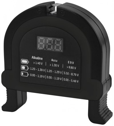 ANSMANN Testeur pour piles cylindriques et batteries de 9v