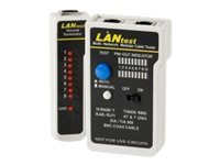 MANUTAN Testeur r&eacute;seau RJ45 / RJ12 / RJ11 / COAX BNC