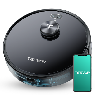 TESVOR  S4 Tsv003 Vacuum Cleaner Robot Argent&eacute;