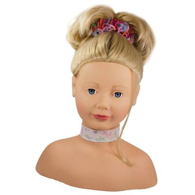 GOTZ PUPPEN T&ecirc;te &agrave; coiffer et &agrave; maquiller - Cheveux blonds
