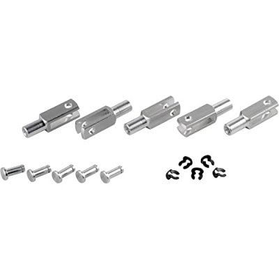 GENERIQUE T&ecirc;te de chape avec filetage int&eacute;rieur Modelcraft 10208 M3 aluminium 5 pc(s)