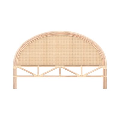 RENDEZ VOUS DECO T&ecirc;te de lit 160 cm en rotin naturel - Madya - Beige