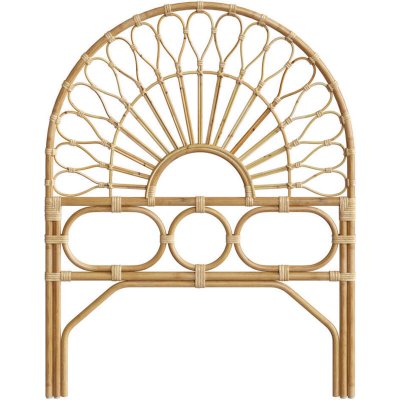 RENDEZ VOUS DECO T&ecirc;te de lit 90 cm en rotin - Bahia - Marron Clair