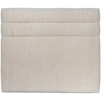 INDREAM T&ecirc;te de Lit &agrave; 2 Lignes Ascot Pearl 120 x 90 cm Hauteur 120 cm 