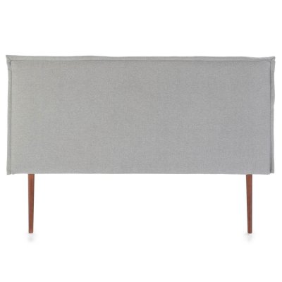 HOMN T&ecirc;te de lit berlin 150x100 cm, tissu grey, &eacute;paisseur totale de 8 cm