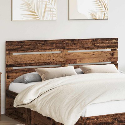 VIDAXL T&ecirc;te De Lit Bois Ancien Bois D'ing&eacute;nierie 