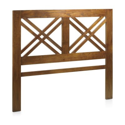 MOYCOR T&ecirc;te de lit bois marron 165x3x140cm - d&eacute;coration d'autrefois