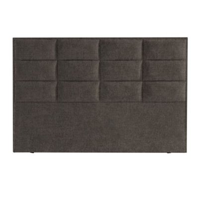 GRAPHEA MARR 160X120X12 T&ecirc;te De Lit Bultex Graphea Marr Bois Massif Marron 160 X 120 X 12 Cm