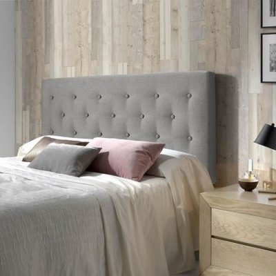MARCKONFORT T&ecirc;te de lit capitonn&eacute;e scandinave oslo gris 150x100 oslo gris 150x100
