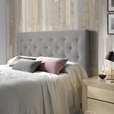MARCKONFORT T&ecirc;te de lit capitonn&eacute;e scandinave oslo gris 160x100 oslo gris 160x100