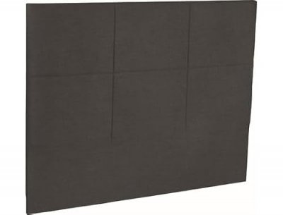 EPEDA T&ecirc;te de lit D&eacute;co Carr&eacute; Chic  180 cm Gris chin&eacute;