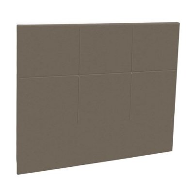 EPEDA T&ecirc;te de lit d&eacute;co carr&eacute; chic simili cuir cappuccino 180 - 