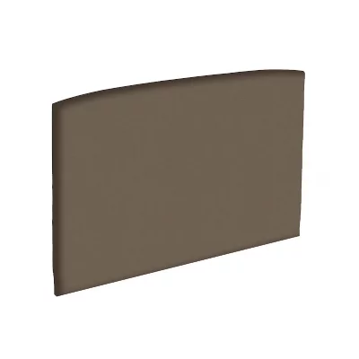 EPEDA T&ecirc;te de lit D&eacute;co Galb&eacute;e  160 cm Enduit cappucino