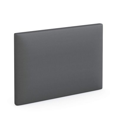 SOMEO T&ecirc;te de lit d&eacute;co simili cuir gris fonc&eacute; 90  Anthracite