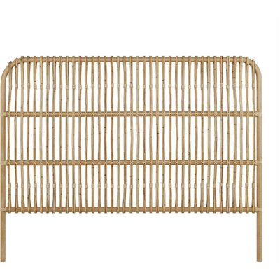 MAISON PAVANE T&ecirc;te de lit en rotin naturel 140 cm - Morph&eacute;e - Marron Clair