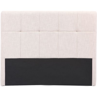 MILIBOO T&ecirc;te de lit en tissu naturel L160 cm CLOVIS L161xT12xH111