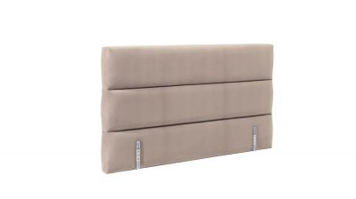 TEMPUR T&ecirc;te de lit Line  160 cm Velours Gris Perle