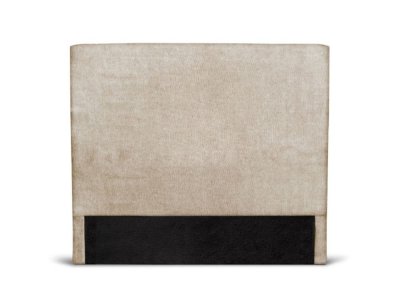 LOUNGITUDE T&ecirc;te de lit lisse en tissu numa - beige, largeur - 160 cm BS401TBEI160