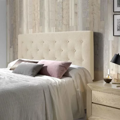 MARCKONFORT T&ecirc;te de lit oslo beige 150x100 ( 60 sans pieds)