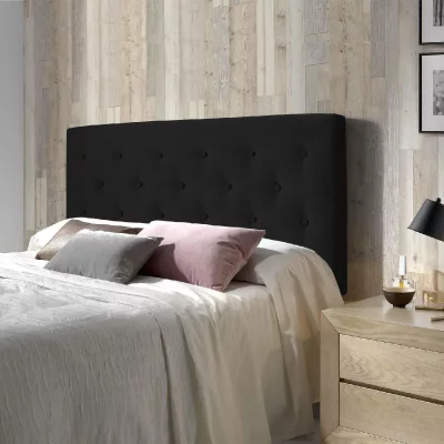 MARCKONFORT T&ecirc;te de lit oslo gris anthracite 150x100 ( 60 sans pieds)