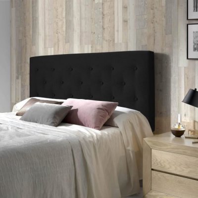 MARCKONFORT T&ecirc;te de lit oslo gris anthracite 160x100 ( 60 sans pieds)