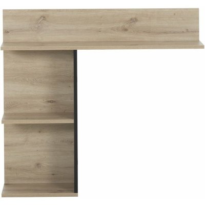M&S T&ecirc;te de lit pour lit 90 cm d&eacute;cor ch&ecirc;ne et noir - goya
