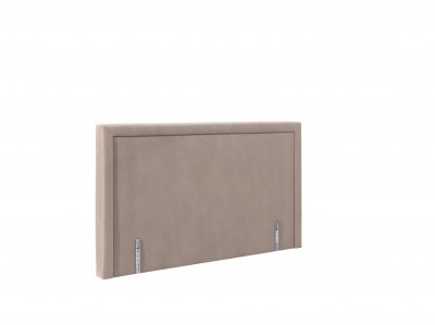 TEMPUR T&ecirc;te de lit Pure  160 cm Velours Gris Perle