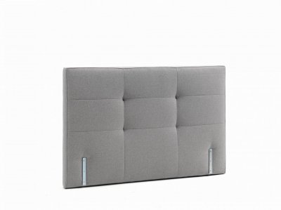 TEMPUR T&ecirc;te de lit Quadro  180 cm Tiss&eacute; gris
