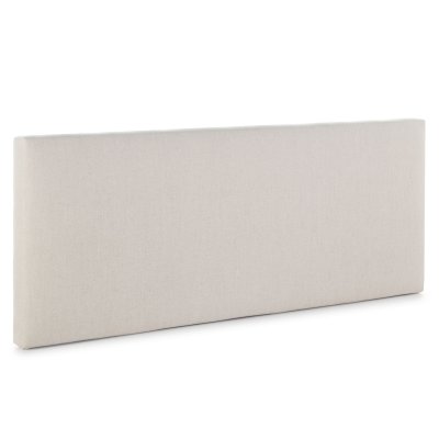 MARCKONFORT T&ecirc;te de lit tapiss&eacute;e 150x60 cm de lin naturel, 8 cm d'&eacute;paisseur