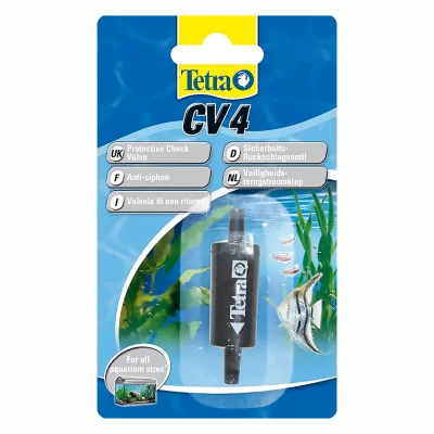 TETRA  608085 Anti-Siphon pour Pompe &agrave; Air pour Aquarium,CV4, Noir