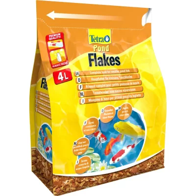 TETRA  - Aliment complet pour poissons de bassin  pnd flakes 4L