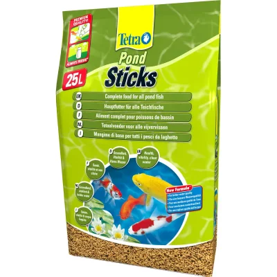 TETRA  - Aliments complets pour poissons de bassin Pond sticks 25L