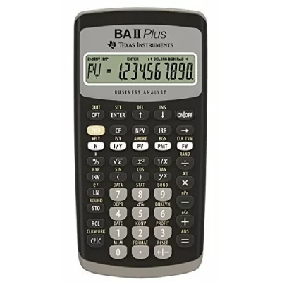 TEXAS INSTRUMENTS  Calculatrice Financi&egrave;re BA-II-PLUS
