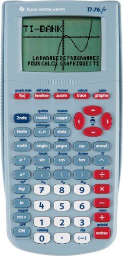 TEXAS INSTRUMENTS  Calculatrice TI-76.fr