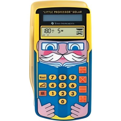TEXAS INSTRUMENTS  Little Professor Solar Calculator Multicolore