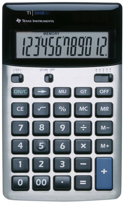 TEXAS INSTRUMENTS  Ti 5018 Sv Calculator Noir