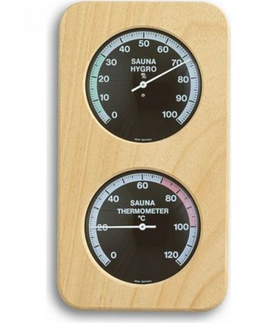 TFA  40.1004 Thermo-hygrom&egrave;tre pour sauna Cheveu synth&eacute;tique (Import Allemagne)