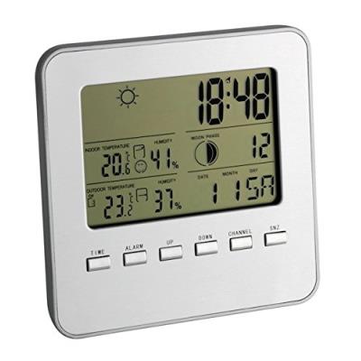 GENERIQUE Tfa Dostmann 35.1098 """" Quadro"""" / Station M&eacute;t&eacute;o Radio Pilot&eacute;e