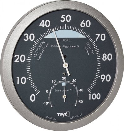 TFA  Dostmann 45.2043.51 Weather Station Noir,Argent&eacute;