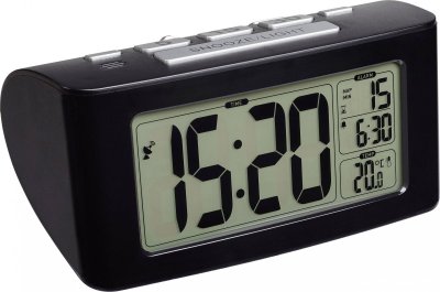 TFA  Dostmann 60.2532.01 radiopilot&eacute;(e) R&eacute;veil noir Heures de r&eacute;veil 1